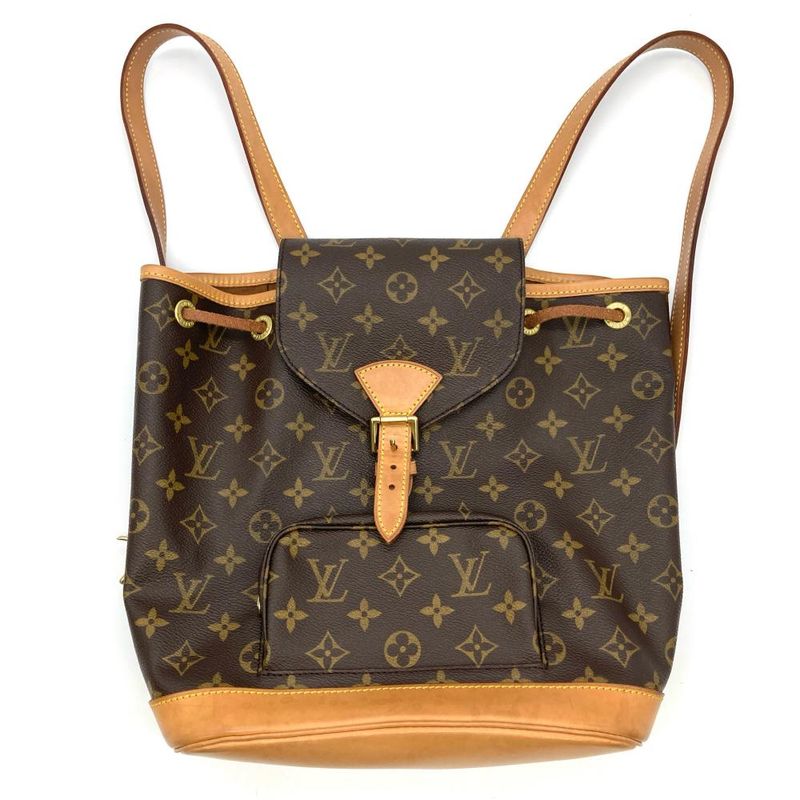 Louis Vuitton Montsourismm Backpack Monogram Canvas M51136 Brown