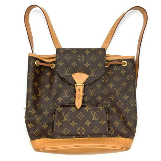 Louis Vuitton Montsourismm Backpack Monogram Canvas M51136 Brown