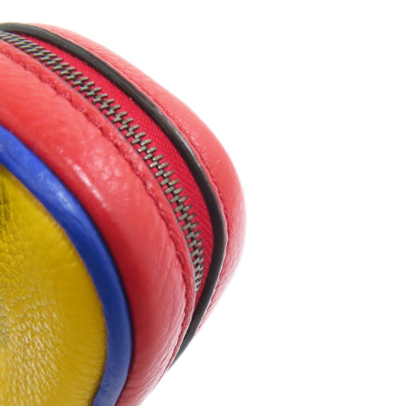 Fendi Logo Accessory Pouch Leather Women