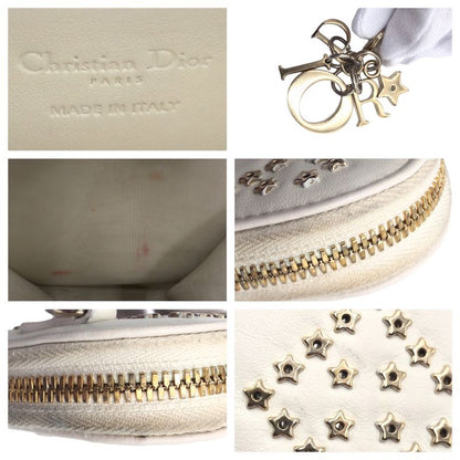 DIOR Lady Dior White Gold Hardware S0872bnhb Shoulder Bag Phone Pouch Phone
