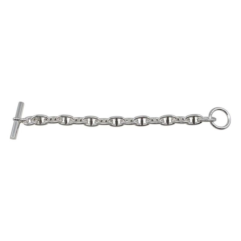 Hermes Bracelet Chaine D'ancre MM Ag925 14 Frames Silver Hermes