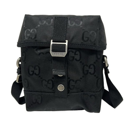 Gucci Shoulder Bag GG Pattern Black 643858
