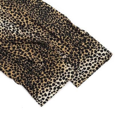 Celine 19aw Leopard Dress Ribbonette Cles Opal Dress 2r399450f Beige 36