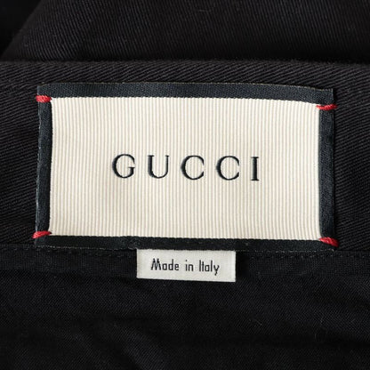 Gucci '17 Cotton Pants Men's 50 519546 Black Made In Italy