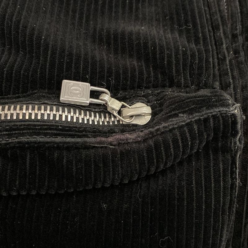 Chanel Blouson Size 38 M Womens P21718 Black Long Sleeves / Autumn / Winter /