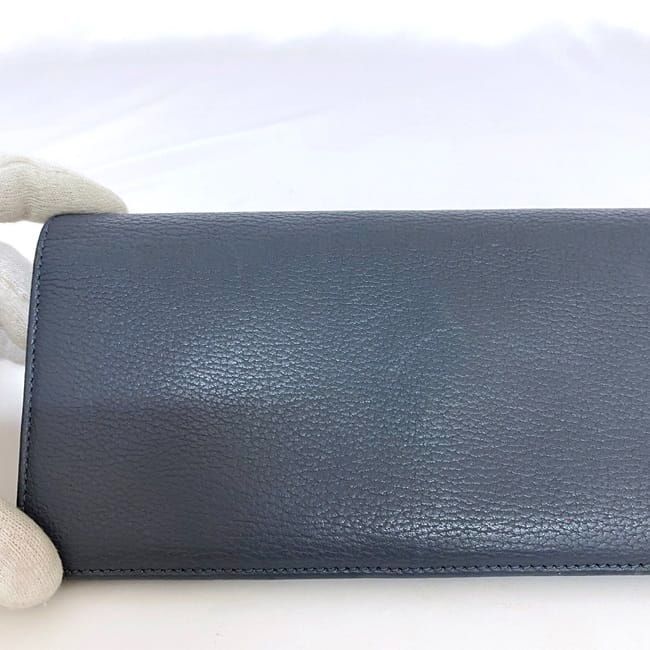 Loewe Folding Long Wallet Ec21115 Light Navy Anagram Wallet