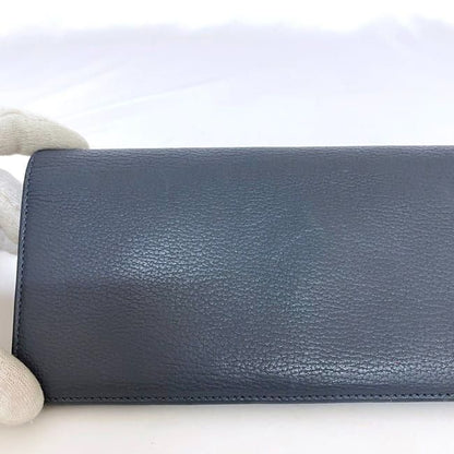 Loewe Folding Long Wallet Ec21115 Light Navy Anagram Wallet