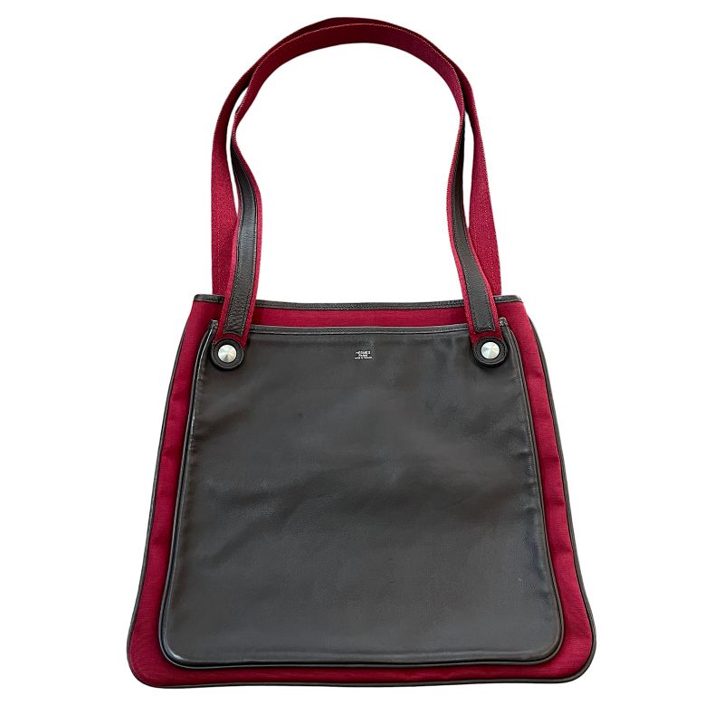 Hermes Tote Bag Leather □I Leather □I Mrs Hippie Brown