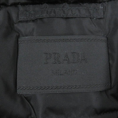 Prada 2024 Sgn955 Triangle Logo Re-nylon Puffer Jacket Down Jacket Black 50