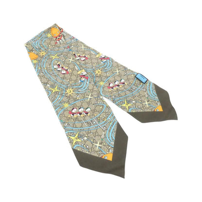 Gucci Scarf Silk Beige