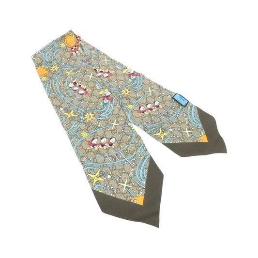 Gucci Scarf Silk Beige