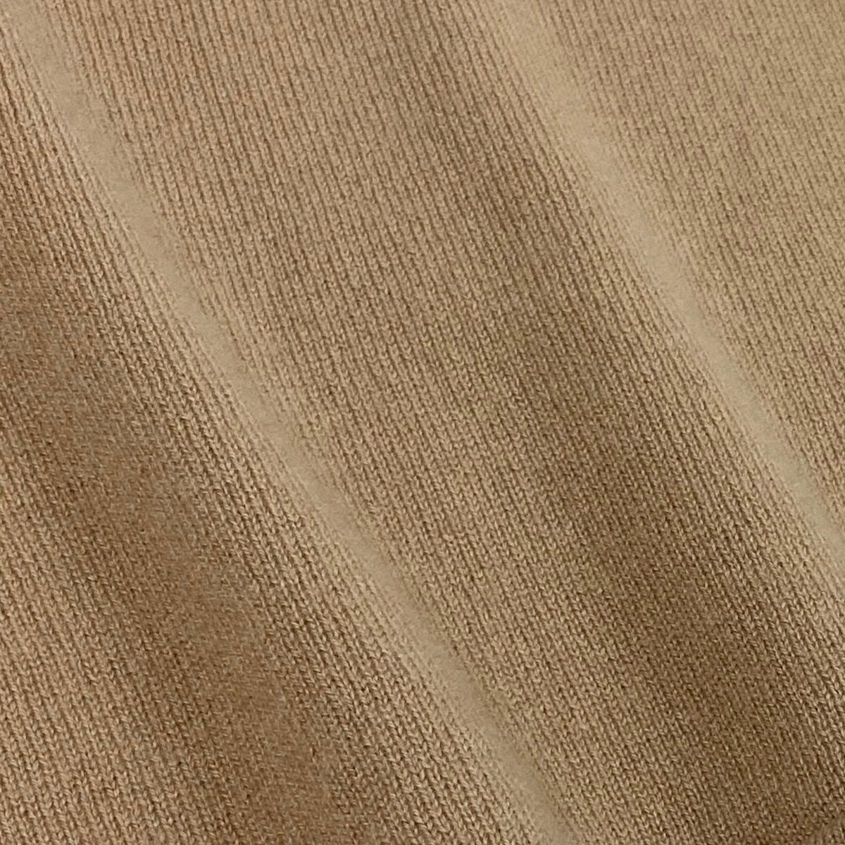 Gucci Cashmere Knit Sweater Turtleneck V-neck S Beige — view 6