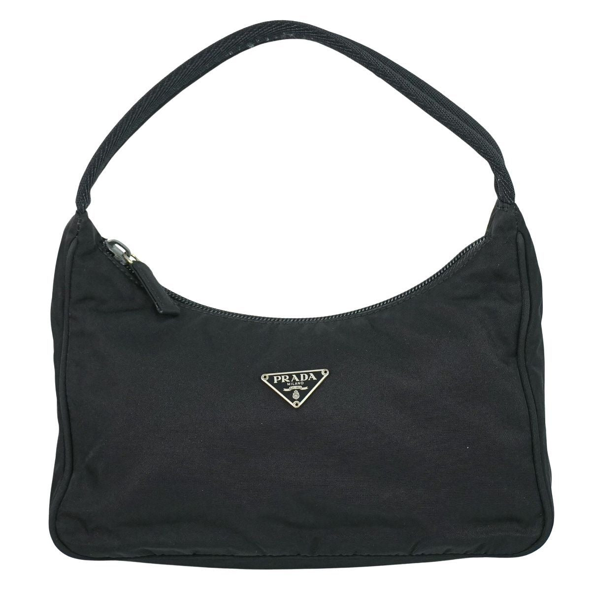Prada Nylon Handbag Pouch Black