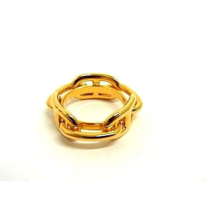 Hermes Chaine D'ancre Lucade Legato Scarf Ring Closure Gold — view 2