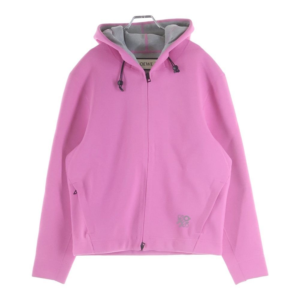 Loewe on Hoodie in Technical Jersey Hooded Zip Up