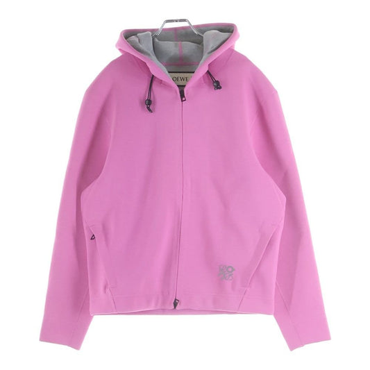Loewe on Hoodie in Technical Jersey Hooded Zip Up