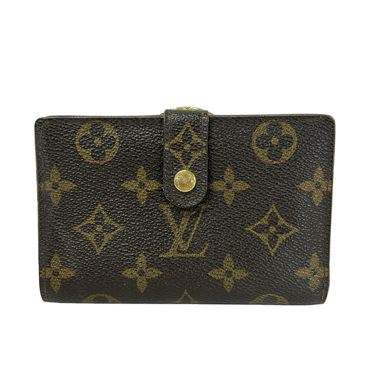 Louis Vuitton Bifold Wallet Monogram Porte Monet Billets Viennois Leather