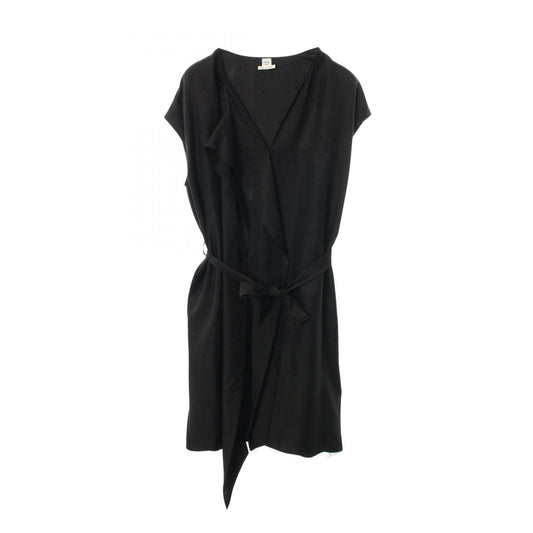Hermes Dress Lavalier Neck Silk B