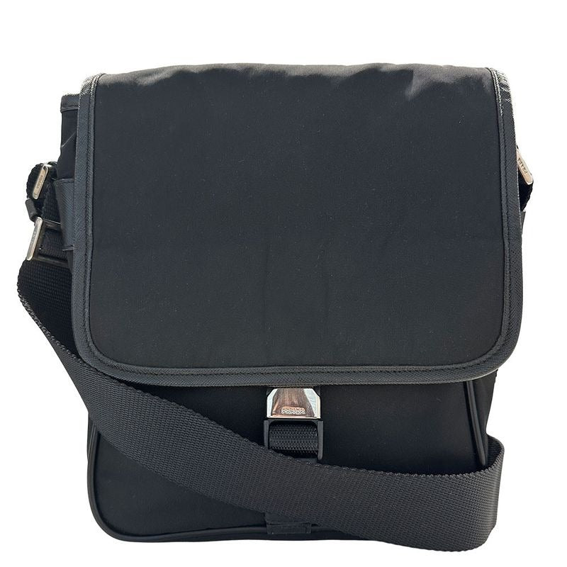 Prada Bag Shoulder Nylon Black Crossbody Stylish