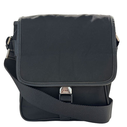 Prada Bag Shoulder Nylon Black Crossbody Stylish