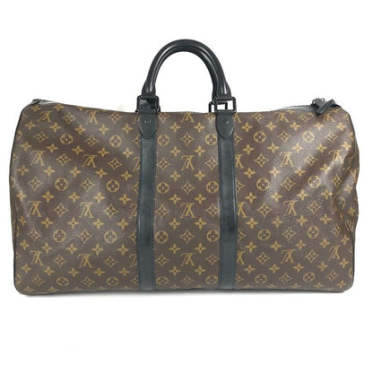 Louis Vuitton Boston Bag Keepall Bandoliere 55 M41411 Monogram Canvas Brown