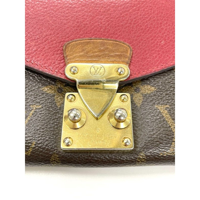 Louis Vuitton Monogram Portefeuille-pallas Long Wallet Red Brown — view 7