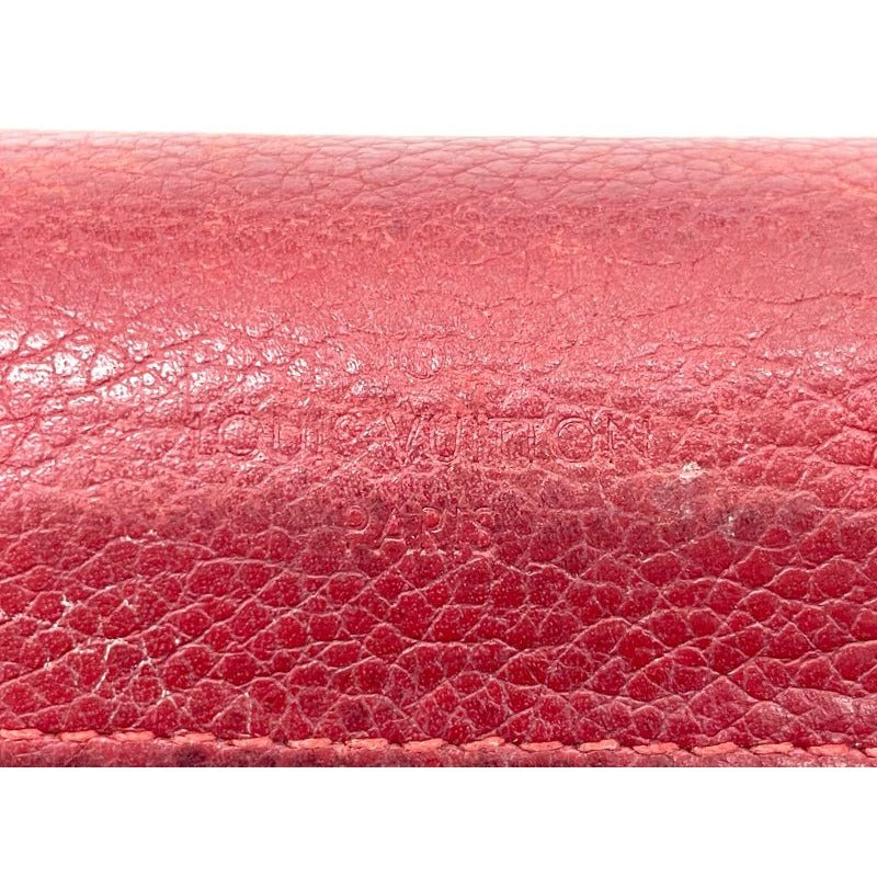 Louis Vuitton Monogram Portefeuille-pallas Long Wallet Red Brown — view 8