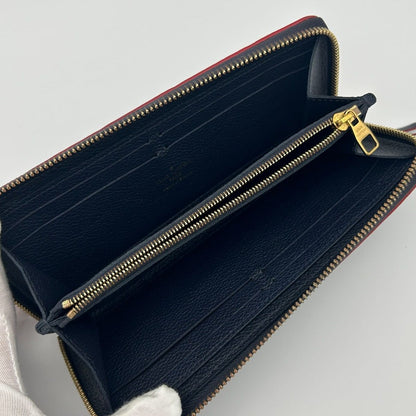 Louis Vuitton Wallet Zip Around Clemence Monogram Empreinte Leather Noir — view 8
