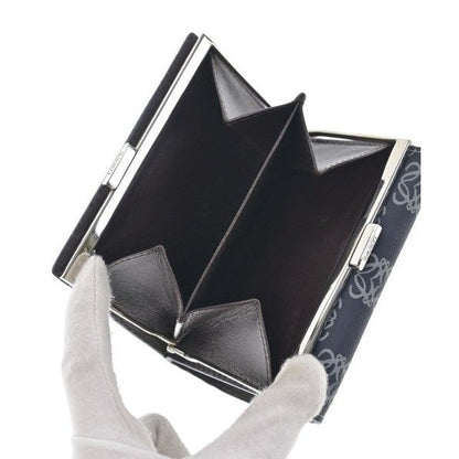 Loewe Wallet Coin Case Navy Gray — view 3
