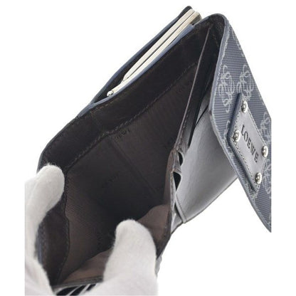 Loewe Wallet Coin Case Navy Gray — view 5