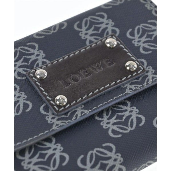 Loewe Wallet Coin Case Navy Gray — view 7