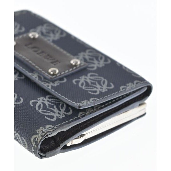 Loewe Wallet Coin Case Navy Gray — view 8