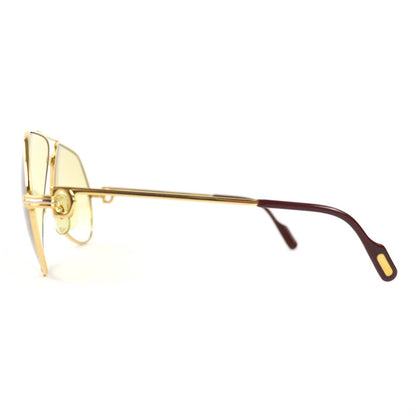 Cartier Trinity Two Bridge Teardrop Sunglasses Eyewear Gold Prescripti — view 3