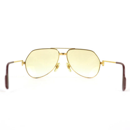Cartier Trinity Two Bridge Teardrop Sunglasses Eyewear Gold Prescripti — view 5