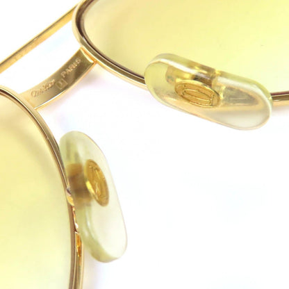 Cartier Trinity Two Bridge Teardrop Sunglasses Eyewear Gold Prescripti — view 6
