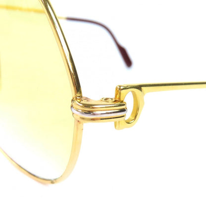 Cartier Trinity Two Bridge Teardrop Sunglasses Eyewear Gold Prescripti — view 7