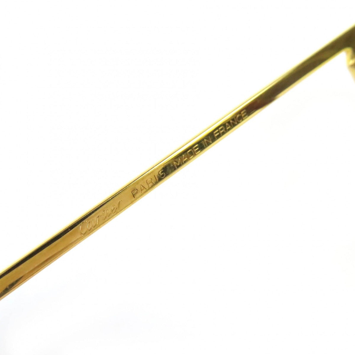 Cartier Trinity Two Bridge Teardrop Sunglasses Eyewear Gold Prescripti — view 9