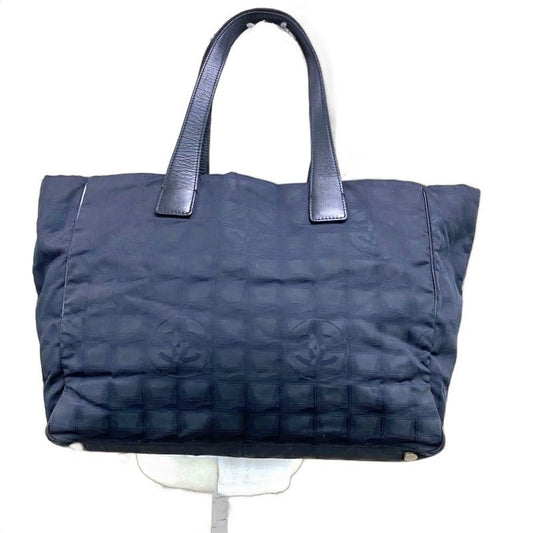 Chanel Tote Black Mu Travel Camellia Business Formal