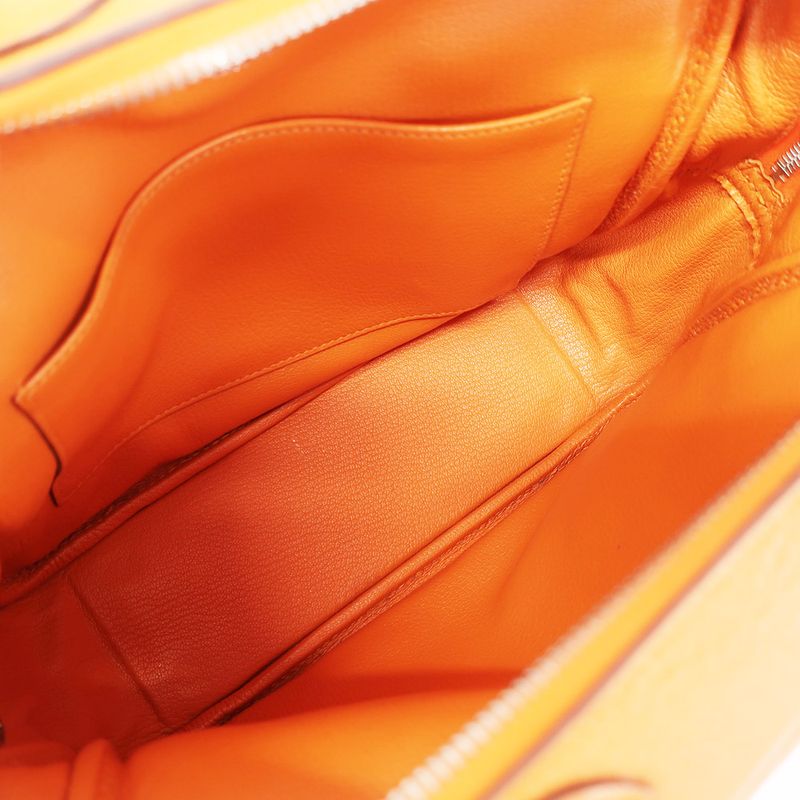 Hermes Omnibus Handbag Orange H Stamp Manufactured Around 2004
