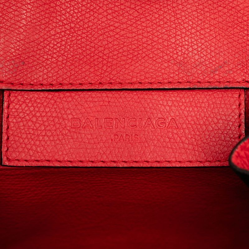 Balenciaga The Paper Tote Shoulder Bag 2WAY Red Leather Women's Balenciaga