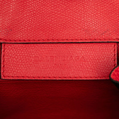 Balenciaga The Paper Tote Shoulder Bag 2WAY Red Leather Women's Balenciaga