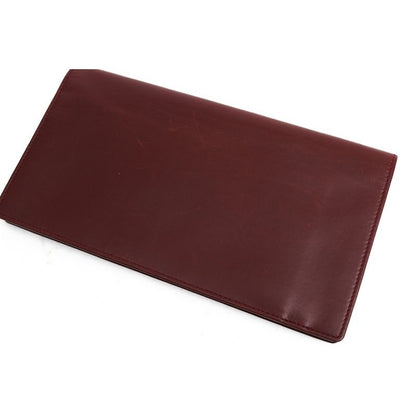Gucci Long Wallet Men Leather Red Brown No Change — view 3