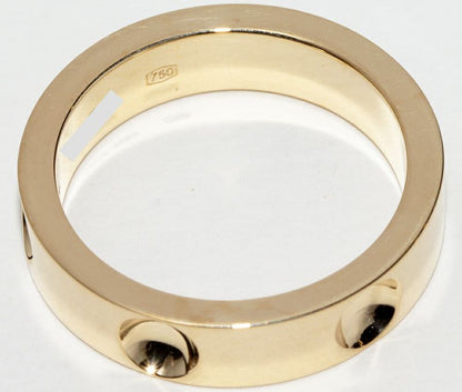 Louis Vuitton 18K Yellow Gold Petite Berg Empreinte Ring Q9126h