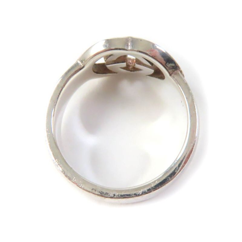 Gucci Sv925 Interlocking G Ring Ring / Accessories Silver /