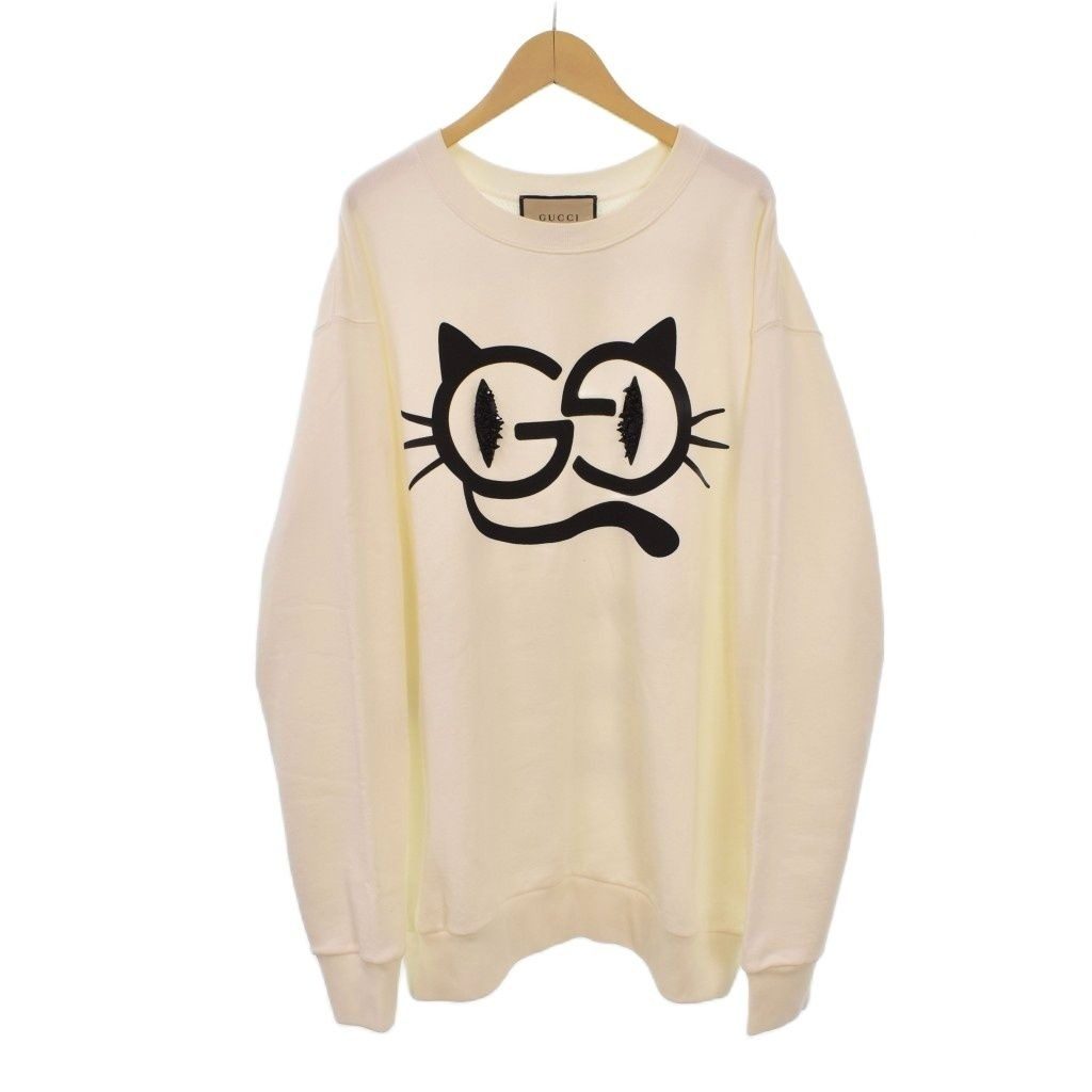 Gucci Cat Sweatshirt Trainer M White