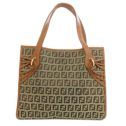 Fendi Zucca Pattern Handbag Canvas Women