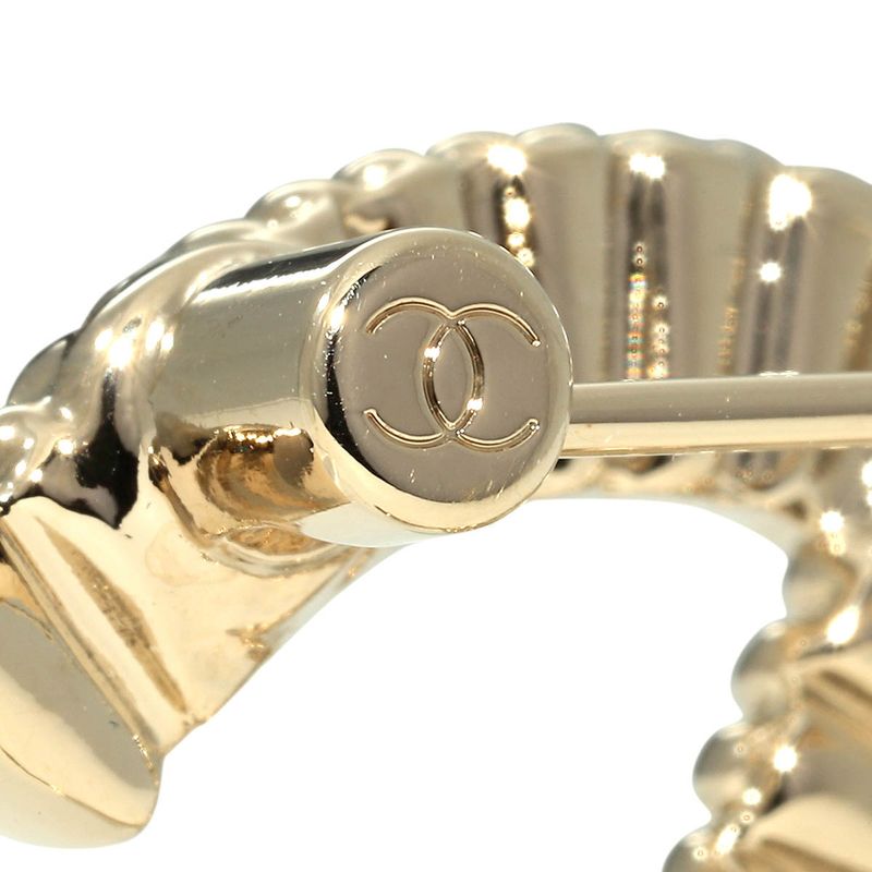 Chanel Brooch Rhinestone Brooch Gold