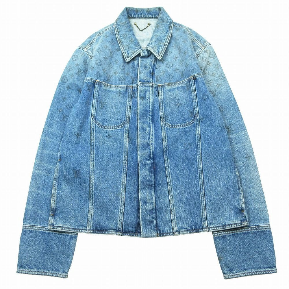 Louis Vuitton Monogram Denim Jacket Jean Indigo Yie 54