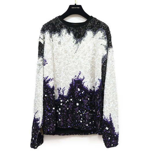 Louis Vuitton LV Smoke Sequined Sweatshirt Virgil Abloh M