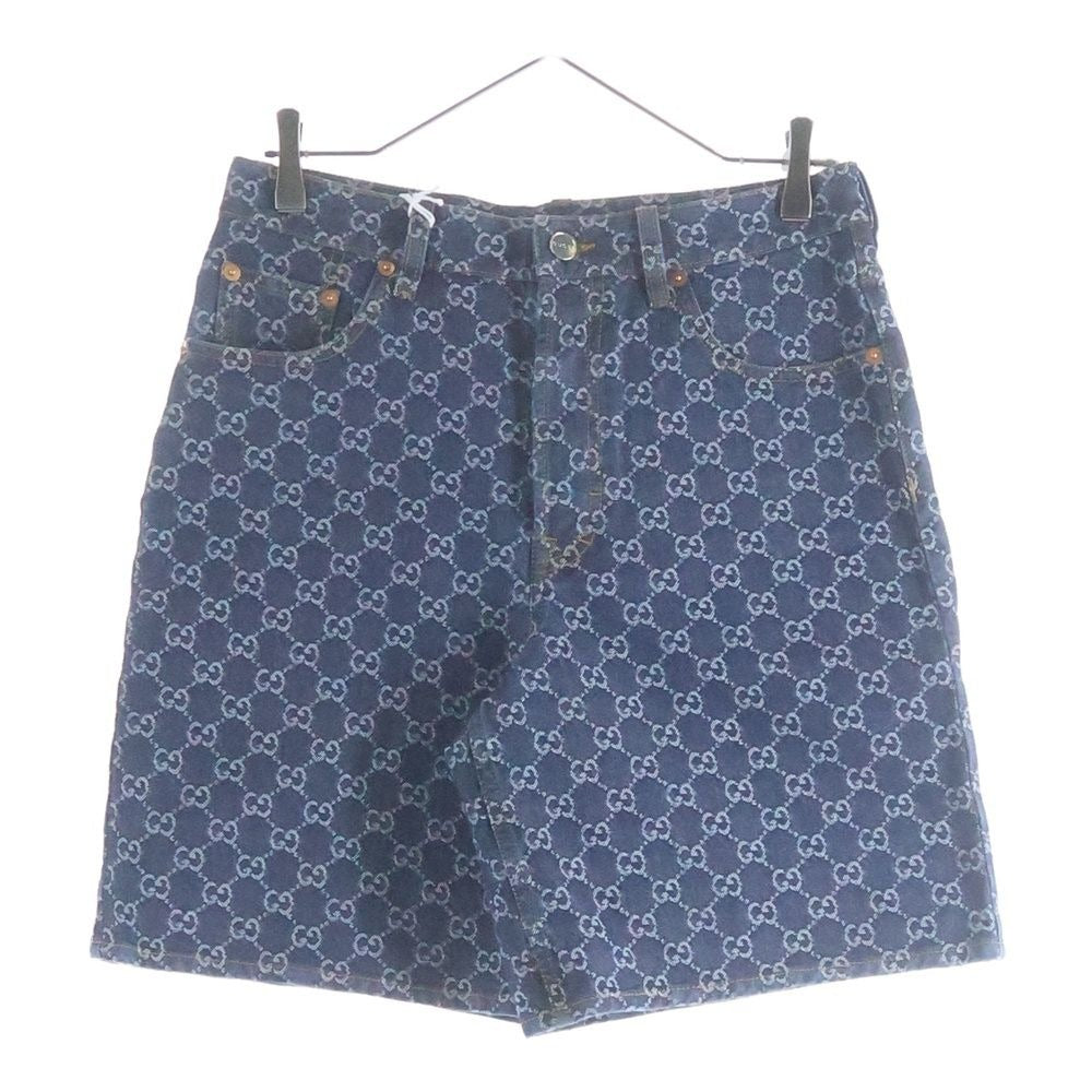 Gucci GG Jacquard Denim Pants Indigo